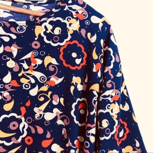 Lula Roe Whimsical Purple Irma‎ XS A0018 - Picture 2 of 5